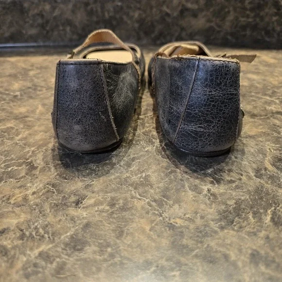 Bed Stu Shuffle III Shoes Women 7.5 Casual Comfort Mary Jane Flats Brown Leather - Picture 5 of 7